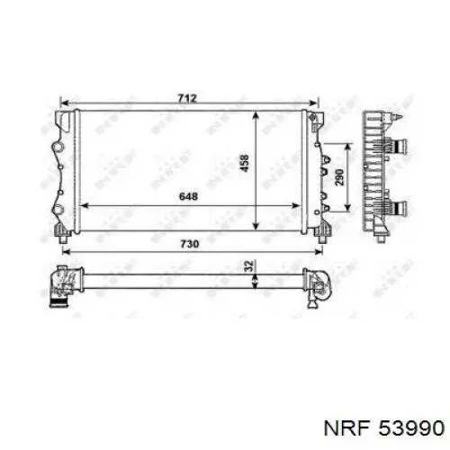 8660000432 Renault (RVI) radiador refrigeración del motor