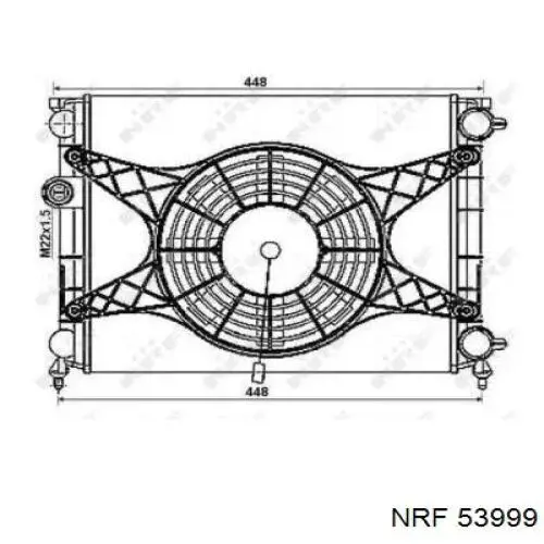 Comprar 53999 NRF Radiador de auto