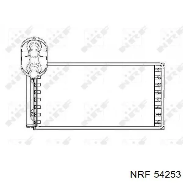 Comprar 54253 NRF Radiador calefacción