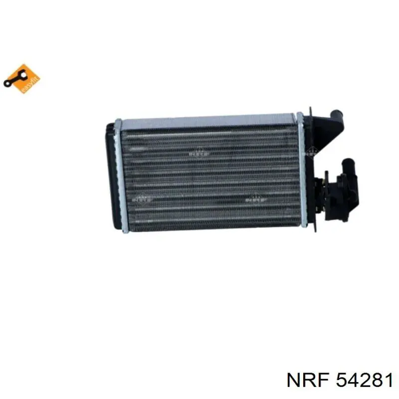 Radiador de calefacción para Fiat Fiorino (146 Uno)