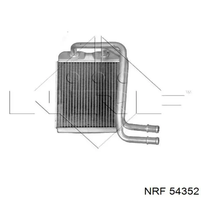 54352 NRF radiador de calefacción
