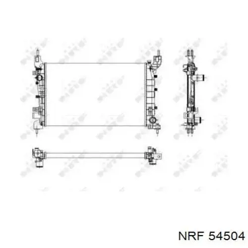 Comprar 51784706 Fiat/Alfa/Lancia Radiador de auto