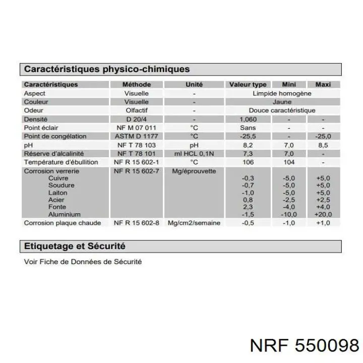Comprar 550098 NRF Radiador de auto