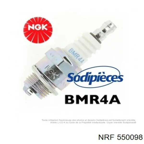 550098 NRF radiador