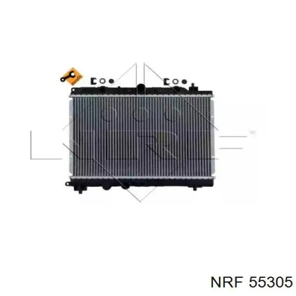 55305 NRF radiador refrigeración del motor