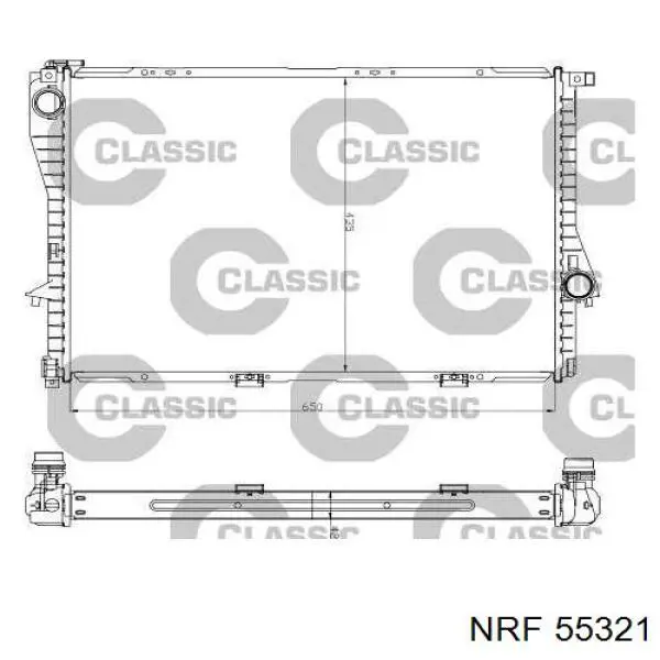Radiador 55321 NRF