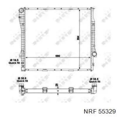 55329 NRF Refrigeración del motor