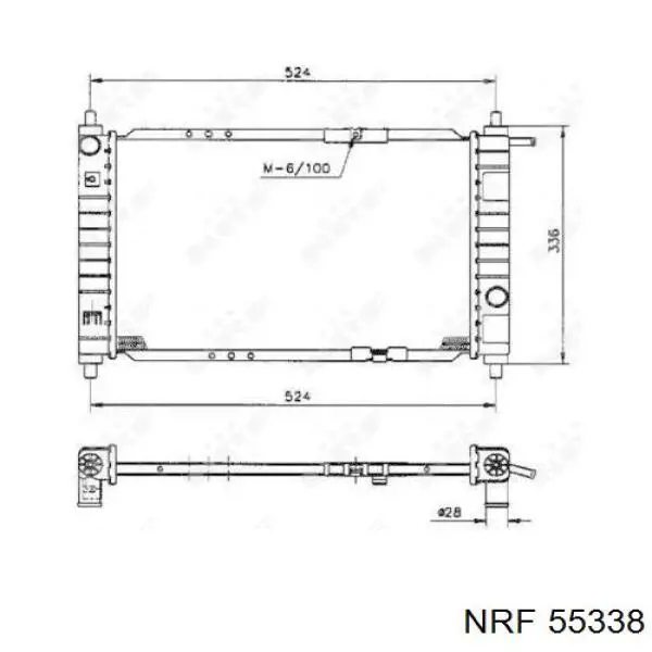 Comprar 55338 NRF Radiador de auto