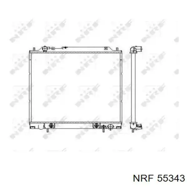 Comprar 55343 NRF Radiador de auto