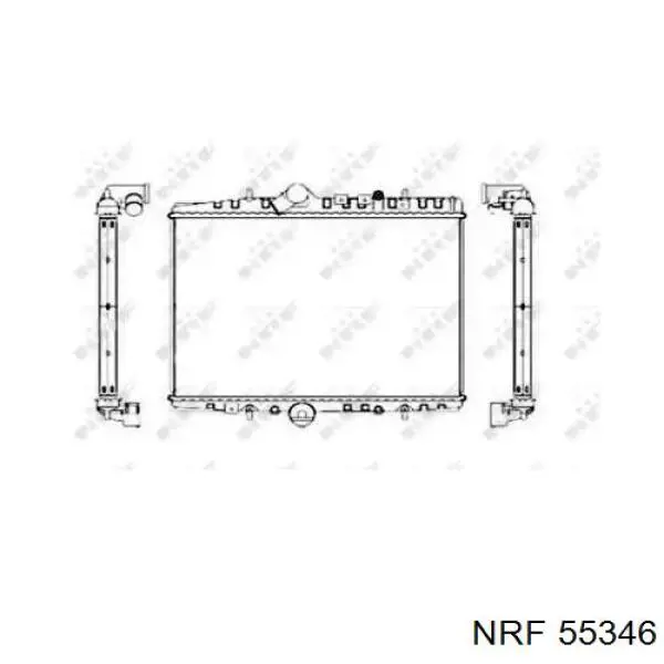 610 248 Hart radiador refrigeración del motor