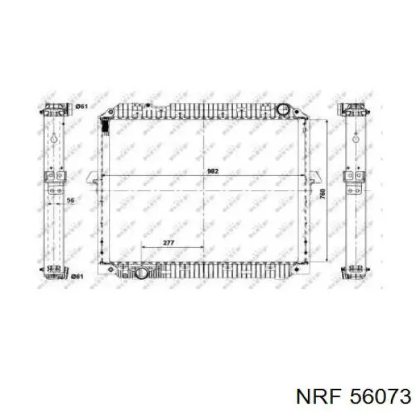 Água radiador Nissens 67178 precio, desde 587,71 EUR