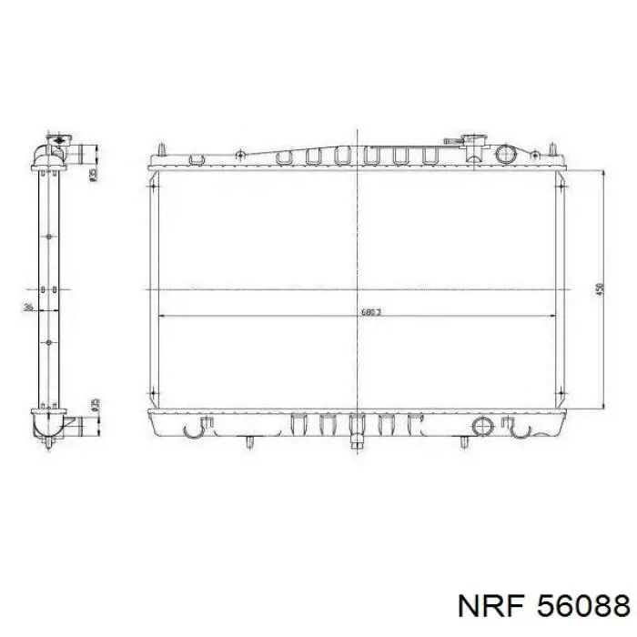Comprar 214604W007 Nissan/Infiniti Radiador de auto