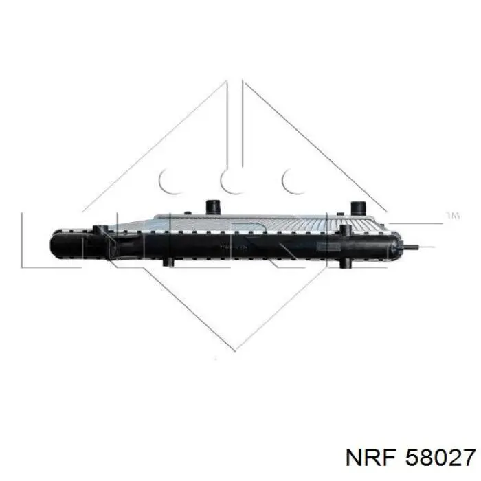 58027 NRF radiador