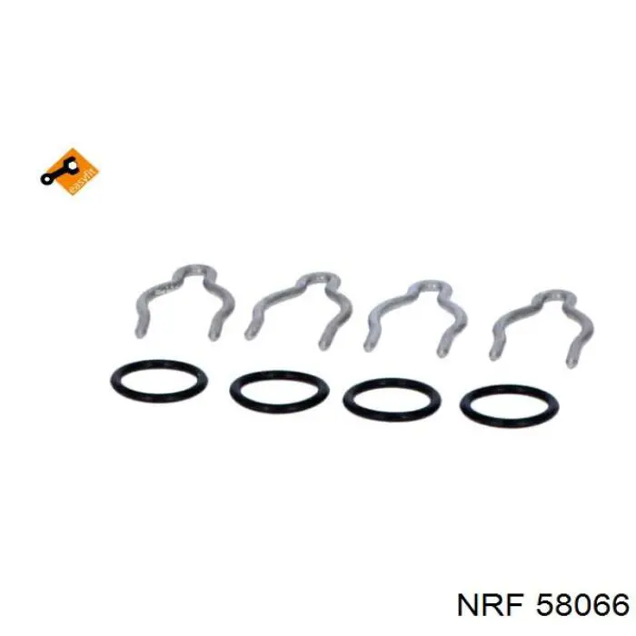 Radiador calefacción 58066 NRF