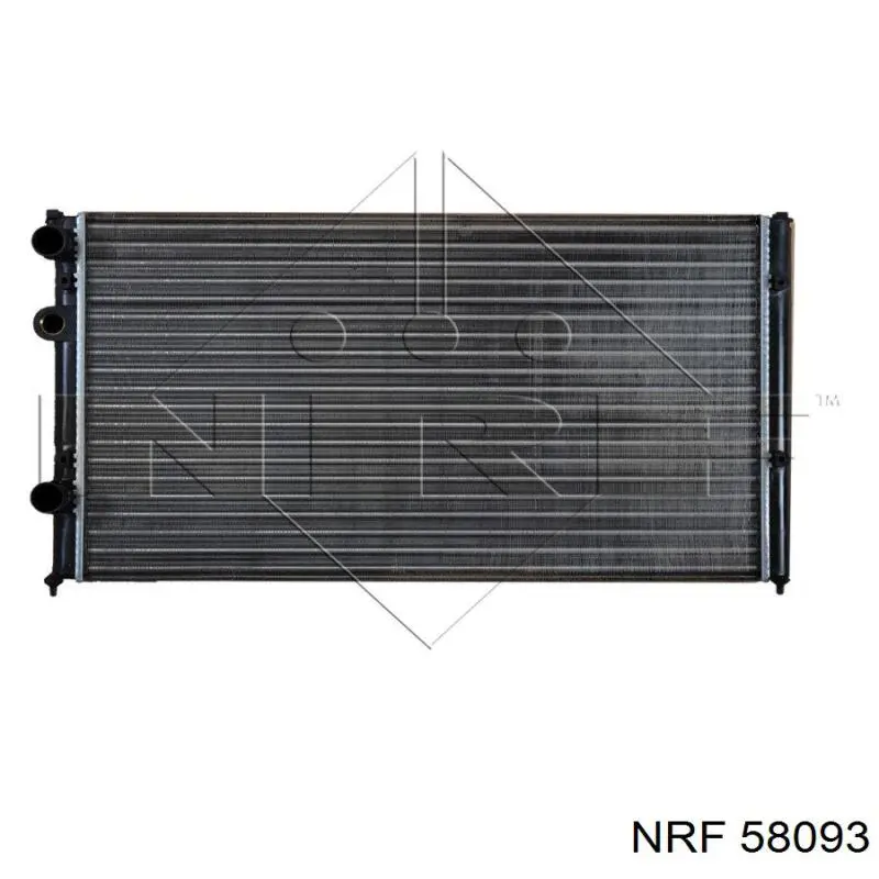 58093 NRF radiador