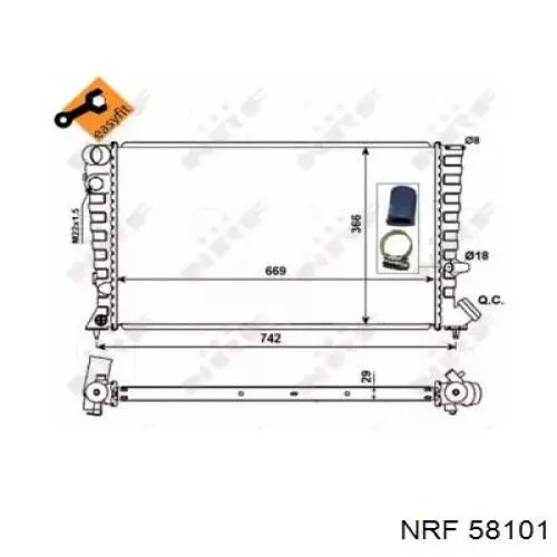 Comprar 133023 Peugeot/Citroen Radiador de auto