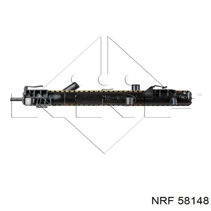 58148 NRF radiador