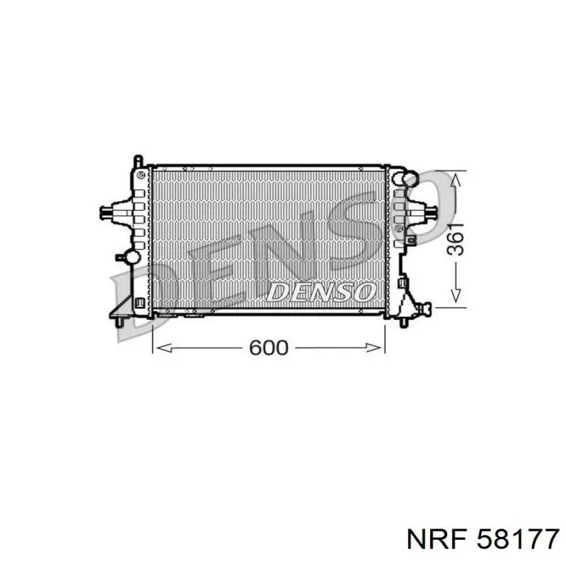 Radiador 58177 NRF