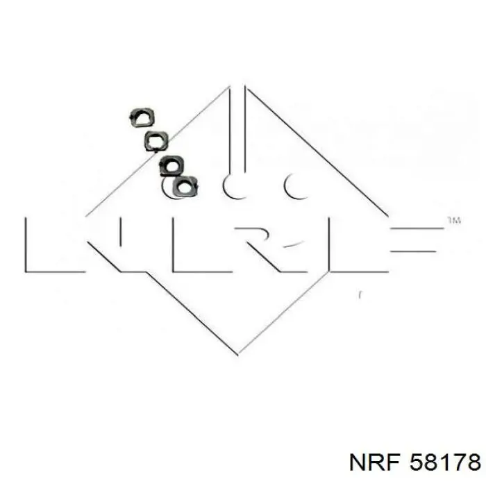 Comprar 58178 NRF Radiador de auto