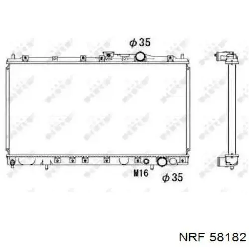CR537000S Mahle Original Refrigeración del motor