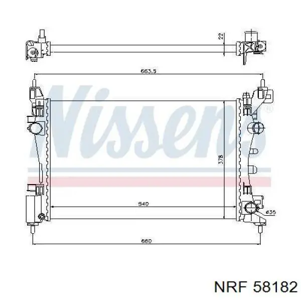 Radiador CR537000S Mahle Original