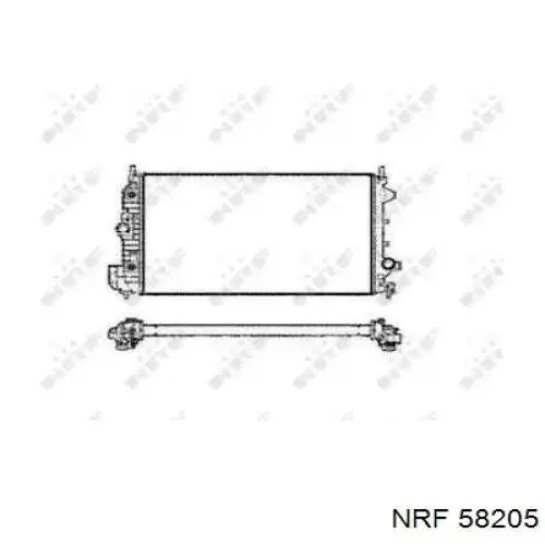 Comprar 58205 NRF Radiador de auto