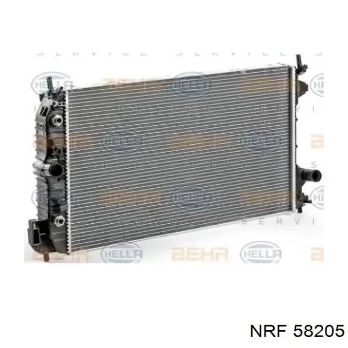 Água radiador NRF 58205 precio, desde 105,49 EUR