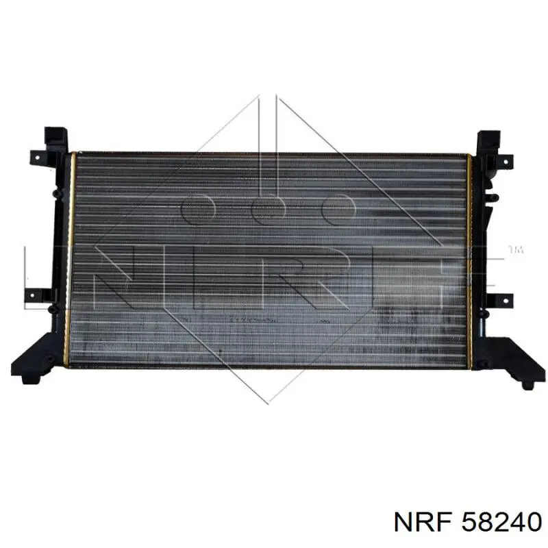 58240 NRF radiador