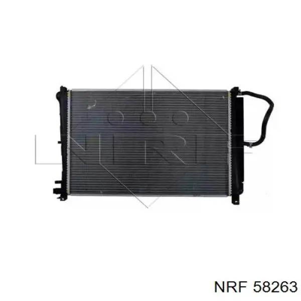58263 NRF radiador