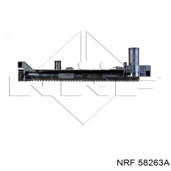 Radiador de água Chrysler 5072260AA