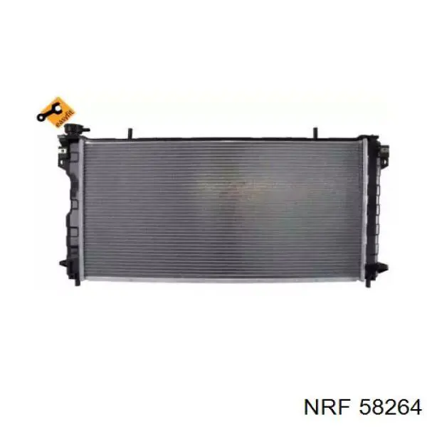 58264 NRF radiador