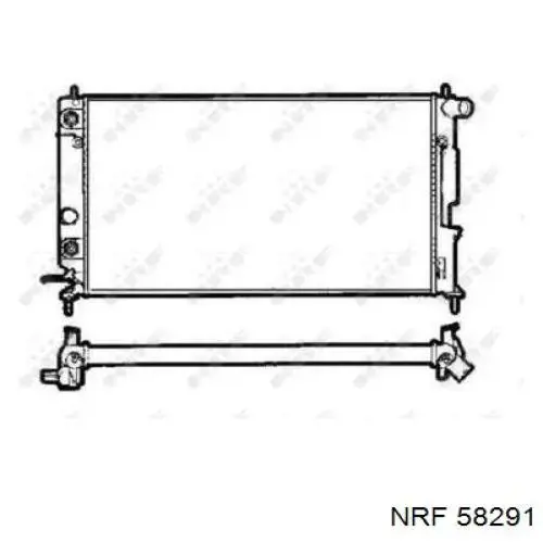 Radiador 58291 NRF