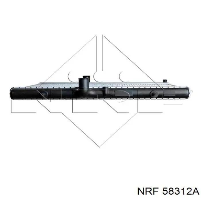 58312A NRF radiador refrigeración del motor