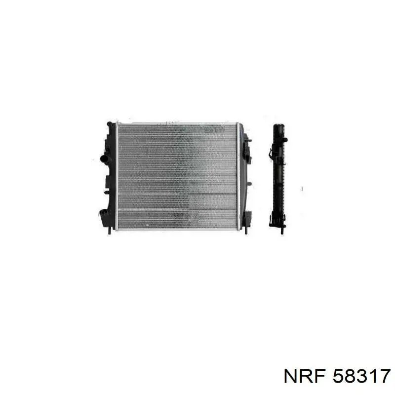 58317 NRF radiador
