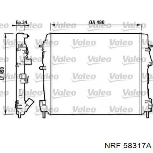 Radiador 8660000490 Renault (RVI)