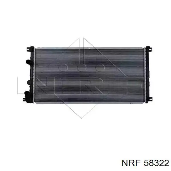 58322 NRF radiador