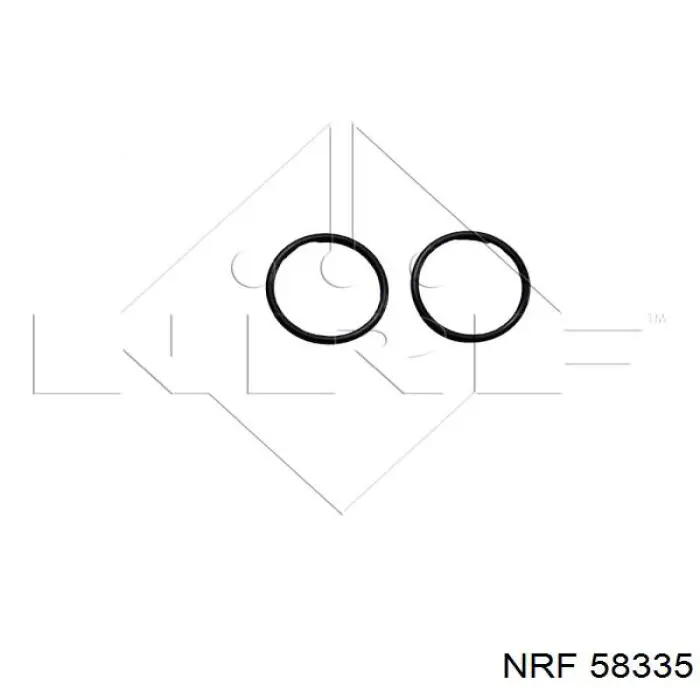 Água radiador NRF 58335 precio, desde 121,67 EUR