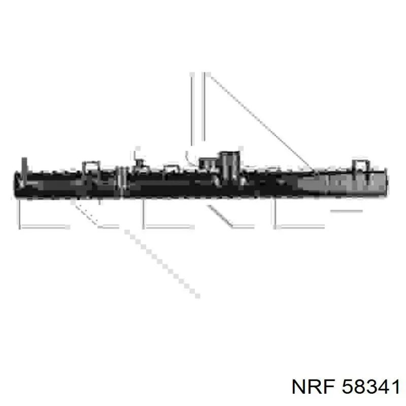 Radiador de água NRF 58341