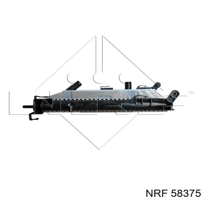 FP 28 A186-AV FPS radiador refrigeración del motor