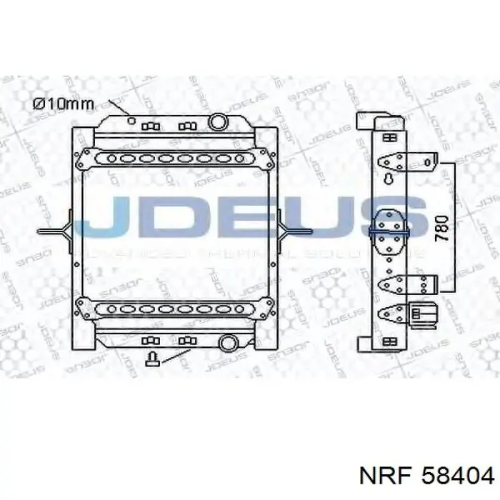 Comprar 58404 NRF Radiador de auto