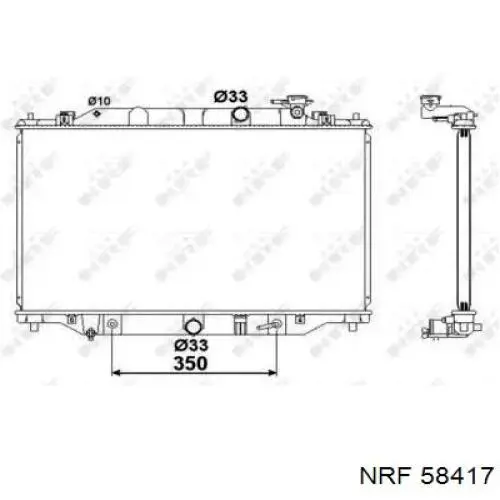 Comprar SH0215200B Mazda Radiador de auto