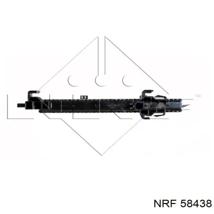 58438 NRF radiador