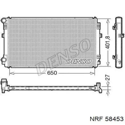 Radiador refrigeración del motor Volkswagen Golf 8 CD1, DA1