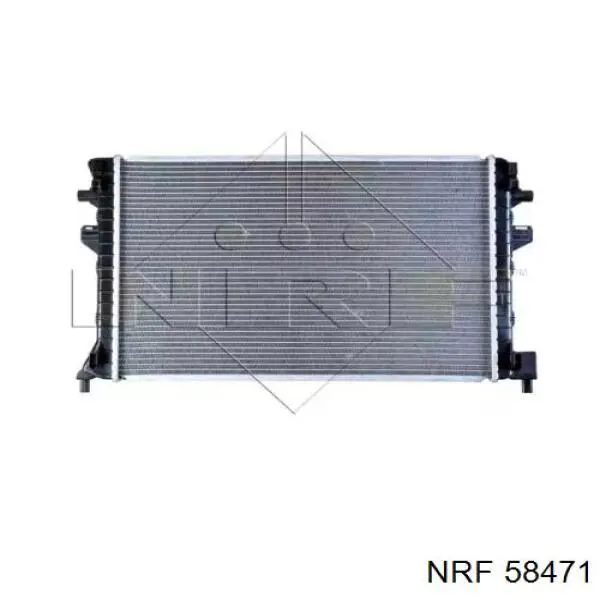 58471 NRF Radiador adicional de refrigeración del motor