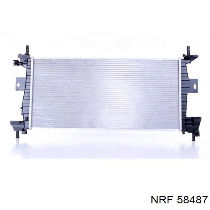 58487 NRF radiador refrigeración del motor