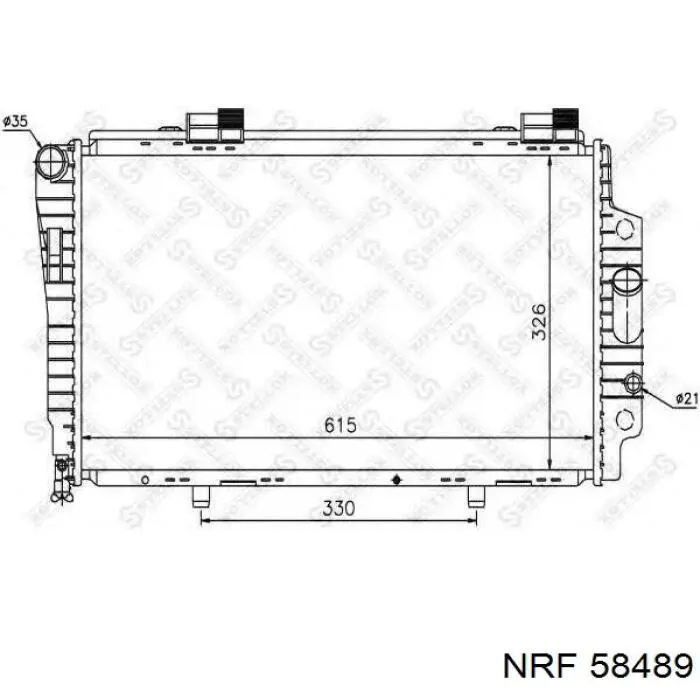 Comprar 58489 NRF Radiador de auto