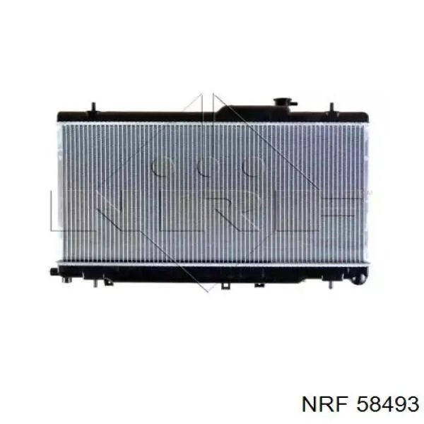 58493 NRF radiador refrigeración del motor