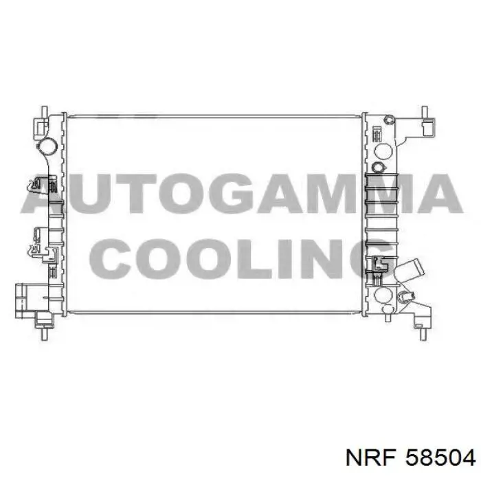 Radiador de água NRF 59149