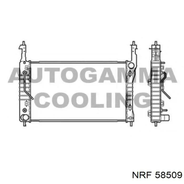 Comprar 58509 NRF Radiador de auto