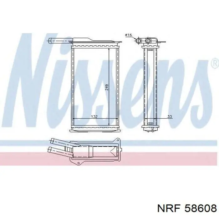 Radiador de calefacción Ford 6185261 precio, desde 27,69 EUR